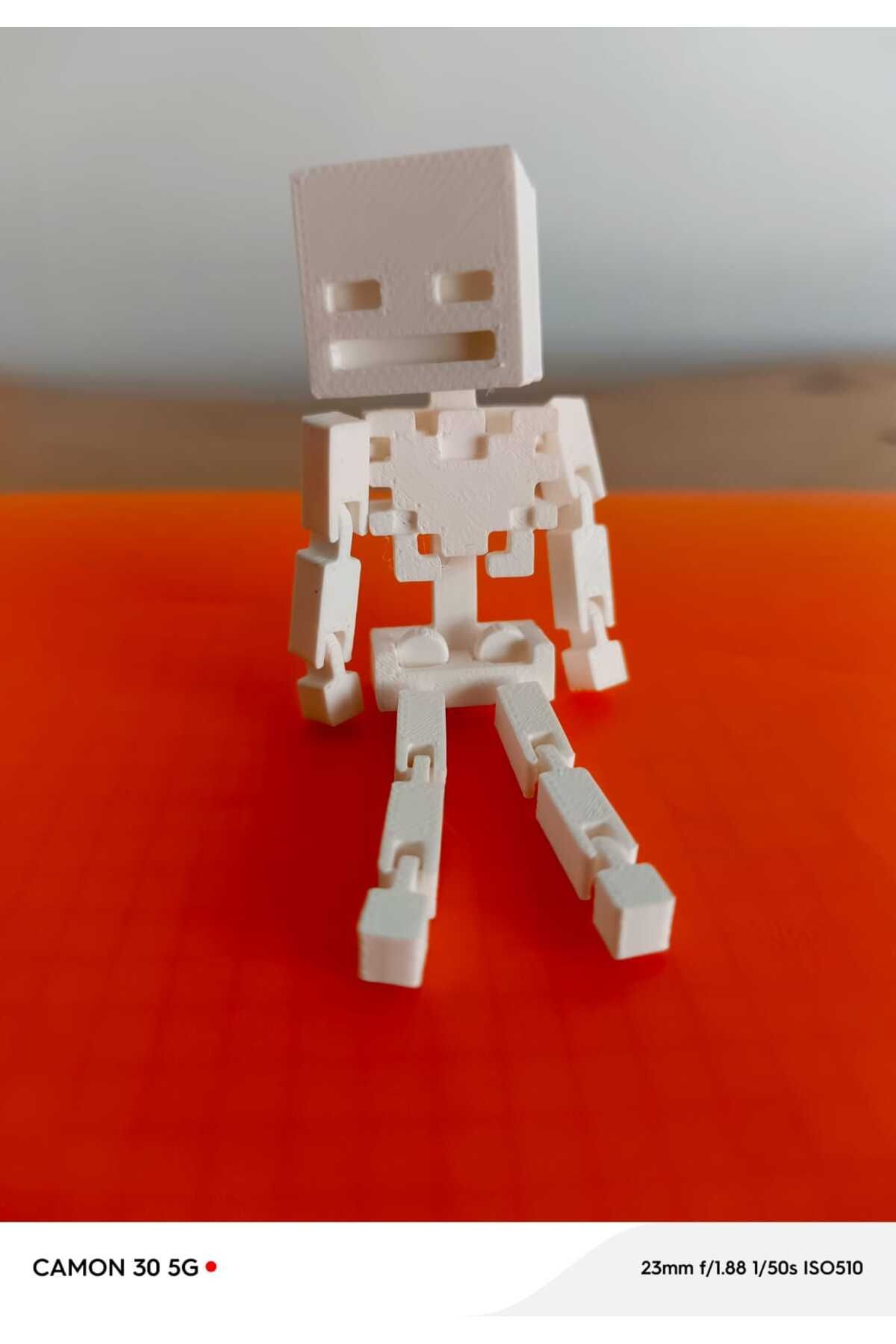 kuzikogifto Minecraft İskelet 3D Figür