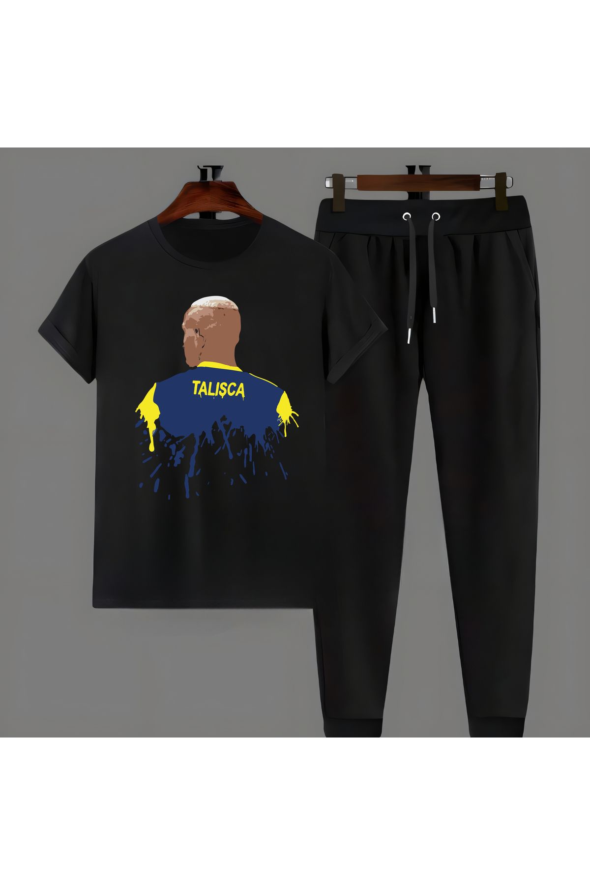 Biy Store Talisca fotoğraf futbol forma baskılı unisex kısa kollu tişört regular fit t-shirt eşofman takımı