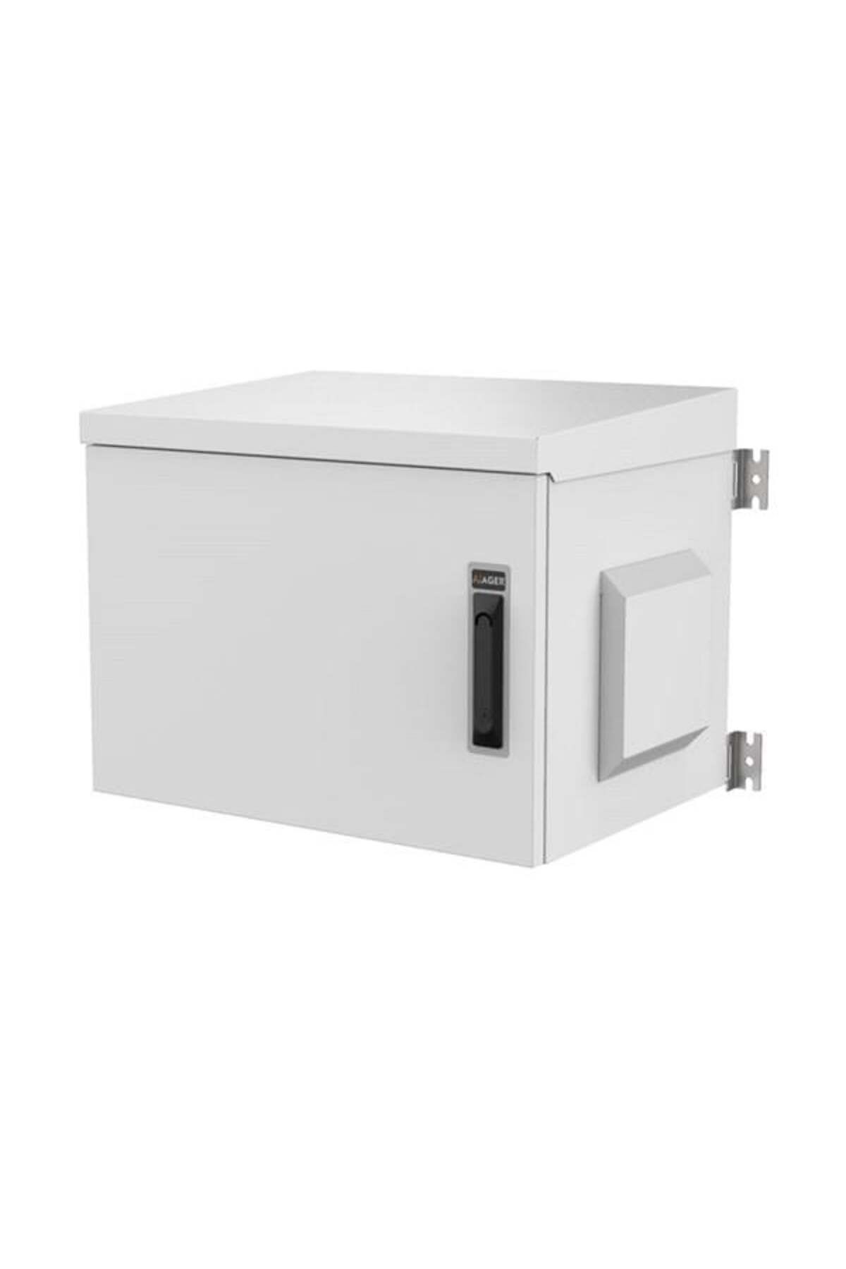 AGER 9U 600x450mm IP66 Dış Ortam Duvar Tipi Kabinet AG-OB09U6045B2-D-A-M1 Basic uyumlu