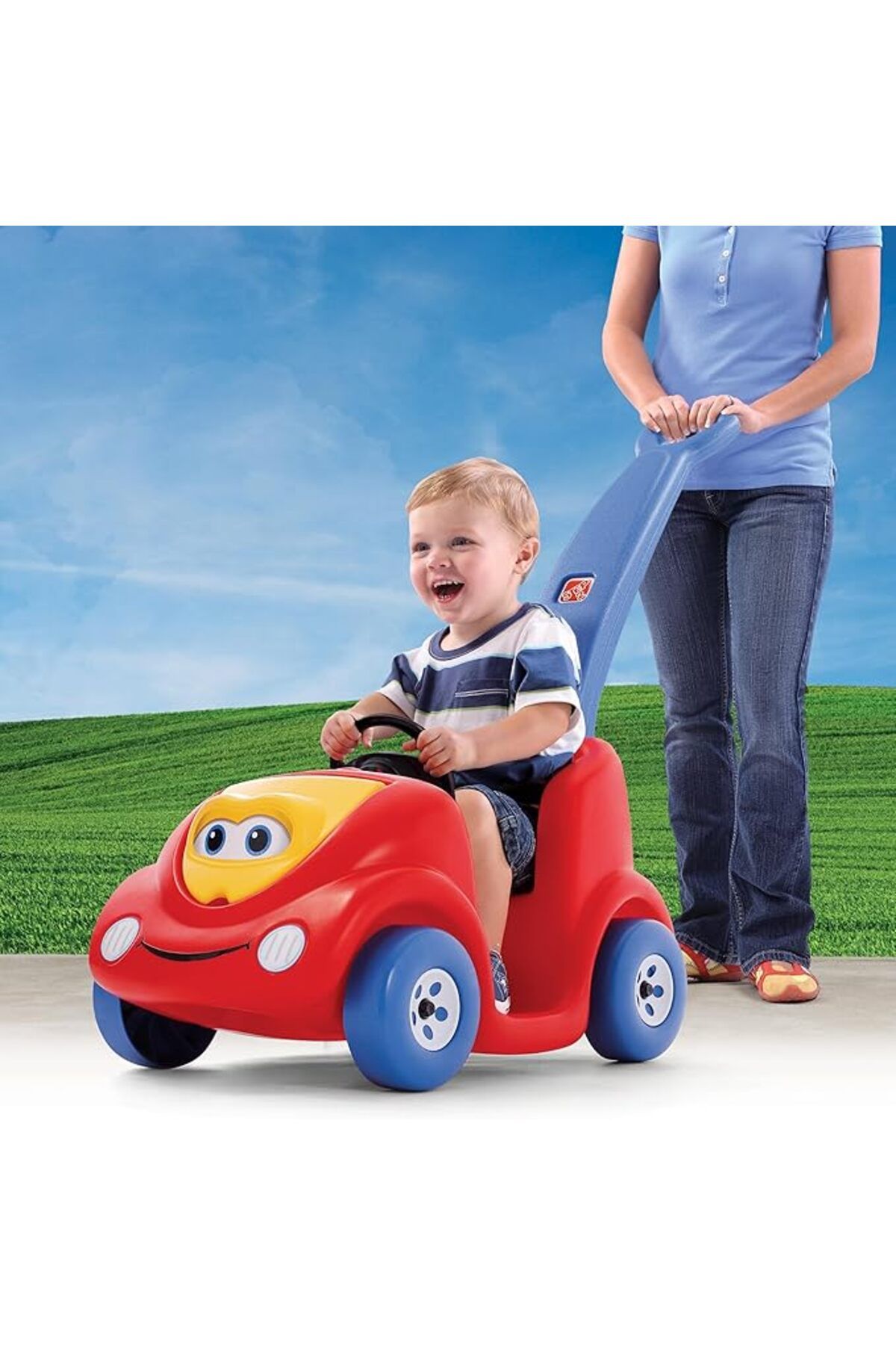 Step 2-Step2 Push Around Buggy 10th Anniversary Edition Ride-On Toy – Multicolor, 3-in-1 Design 5