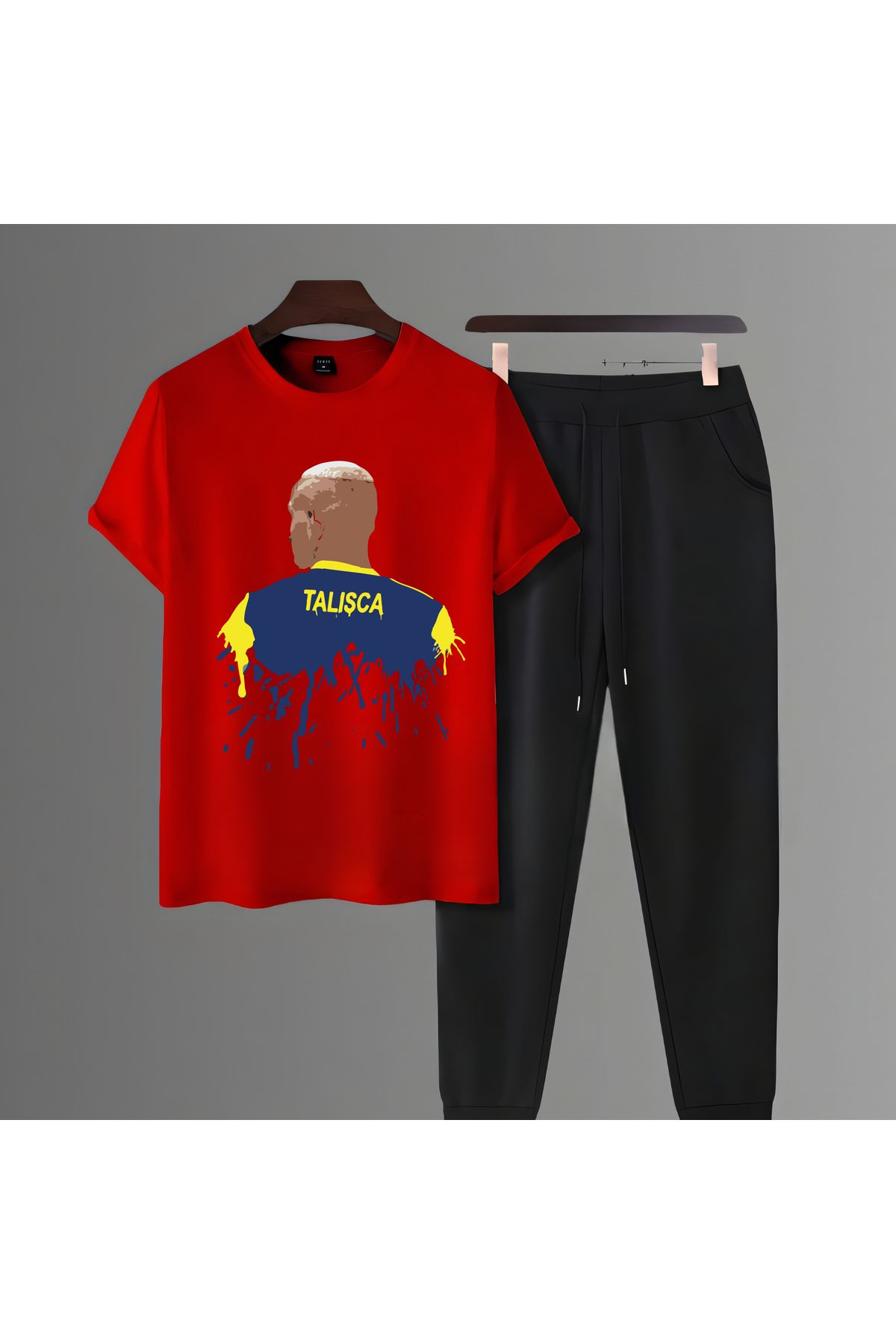 Biy Store Talisca fotoğraf futbol forma baskılı unisex kısa kollu tişört regular fit t-shirt eşofman takımı