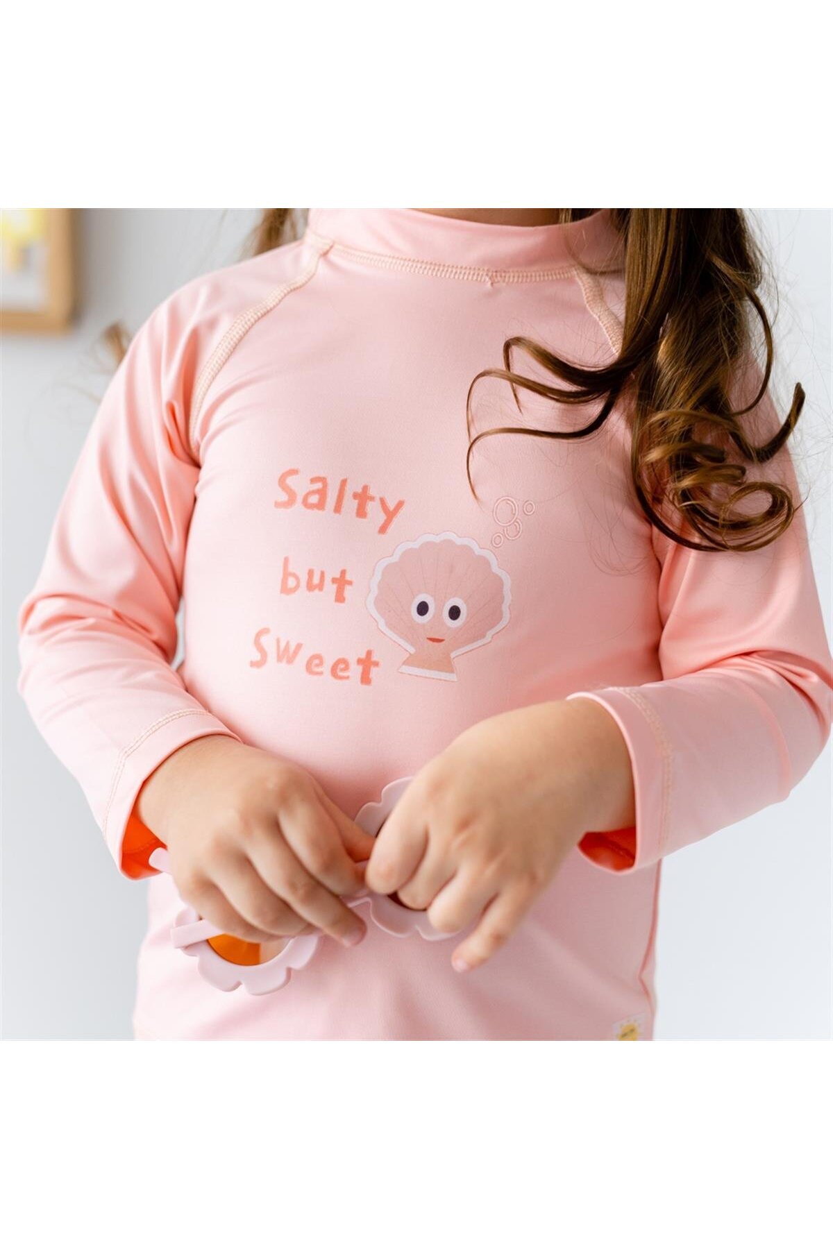 Mama Yoyo Baby Kids Uv Korumalı Uzun Kollu Mayo Seti // Shell fotoğrafı 4 (önizleme)