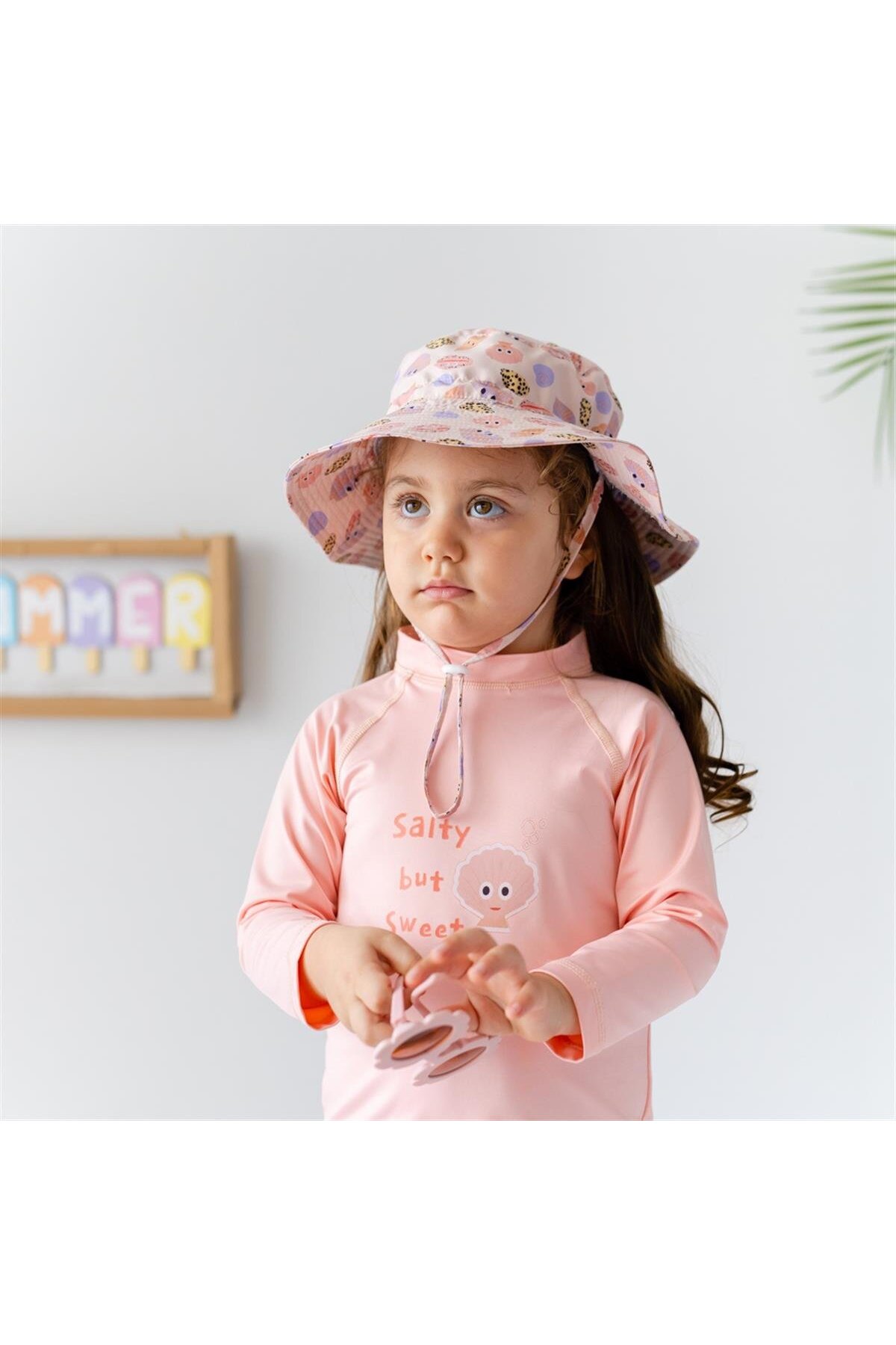 Mama Yoyo Baby Kids Uv Korumalı Uzun Kollu Mayo Seti // Shell fotoğrafı 5 (önizleme)
