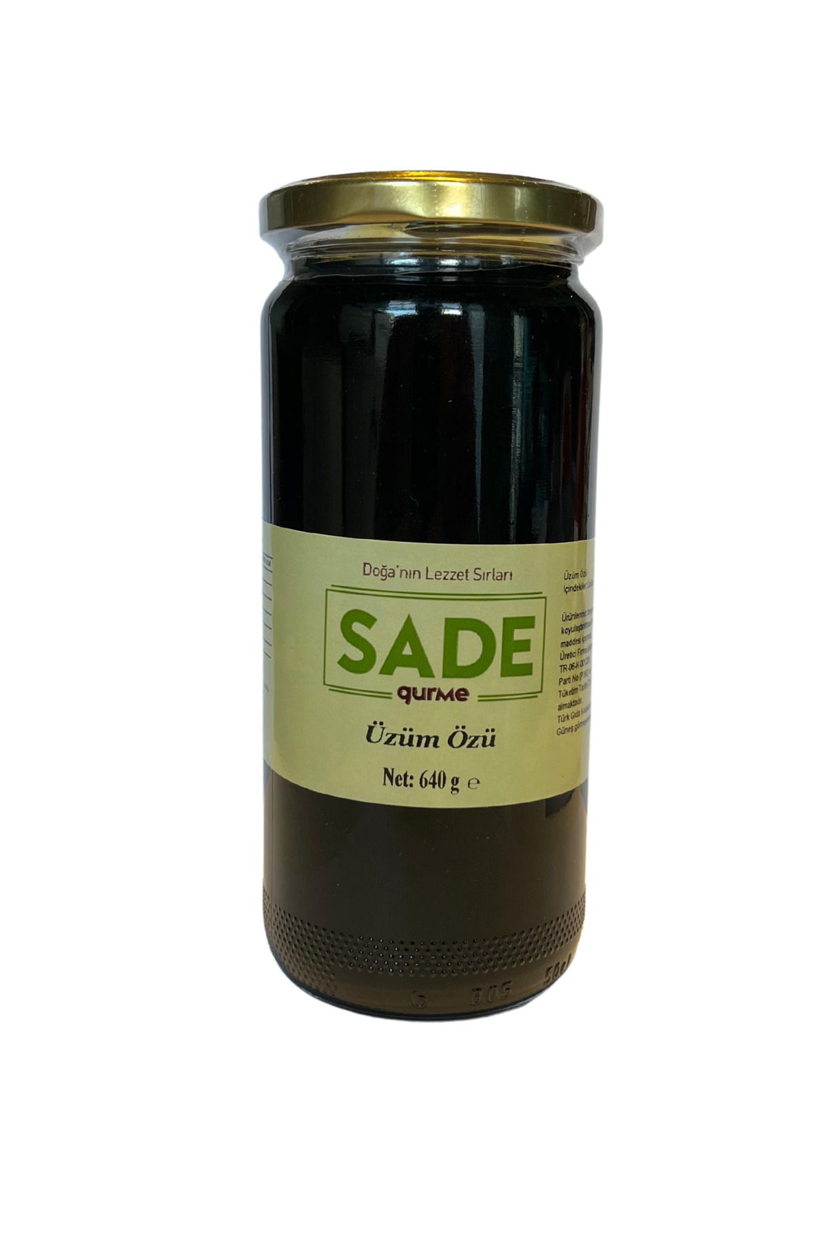 Sade Organik Sade Gurme Üzüm Özü 640gr