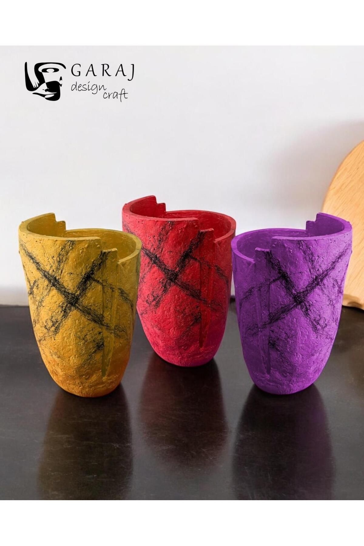 GARAJ Dikey Oval Saksı