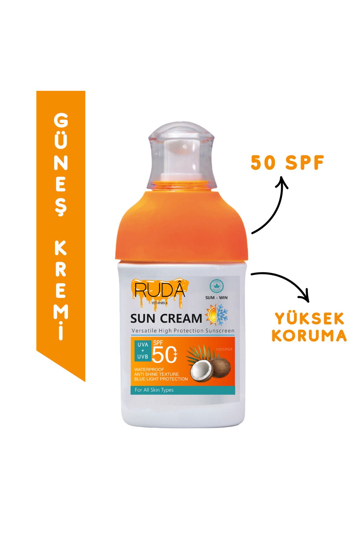 Ruda Cosmetics 50+ Güneş Kremi