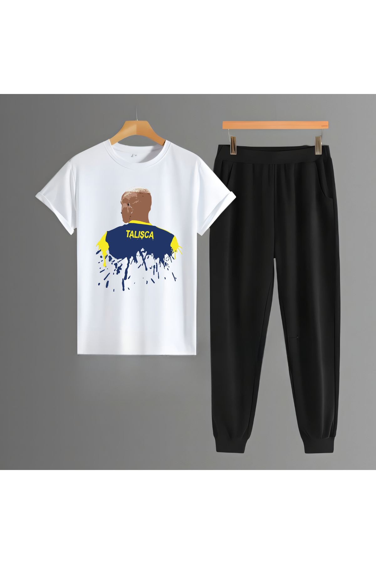 Biy Store Talisca fotoğraf futbol forma baskılı unisex kısa kollu tişört regular fit t-shirt eşofman takımı
