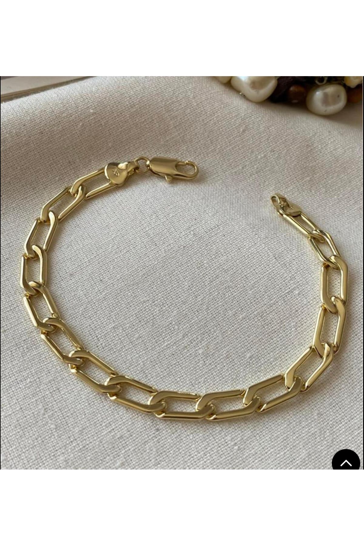 BLS takı aksesuar VIP 14K Oval Zincir Bileklik