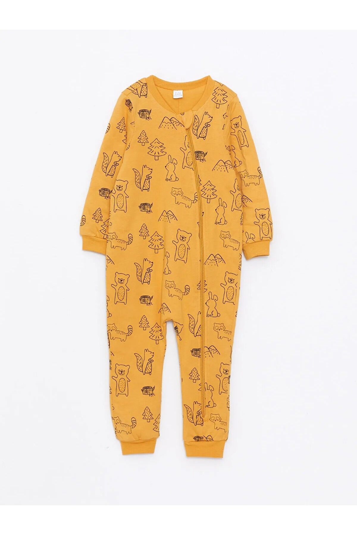 LC Waikiki LCW baby Sari 1 Tog Elyaflı Kız Bebek Uyku Tulumu