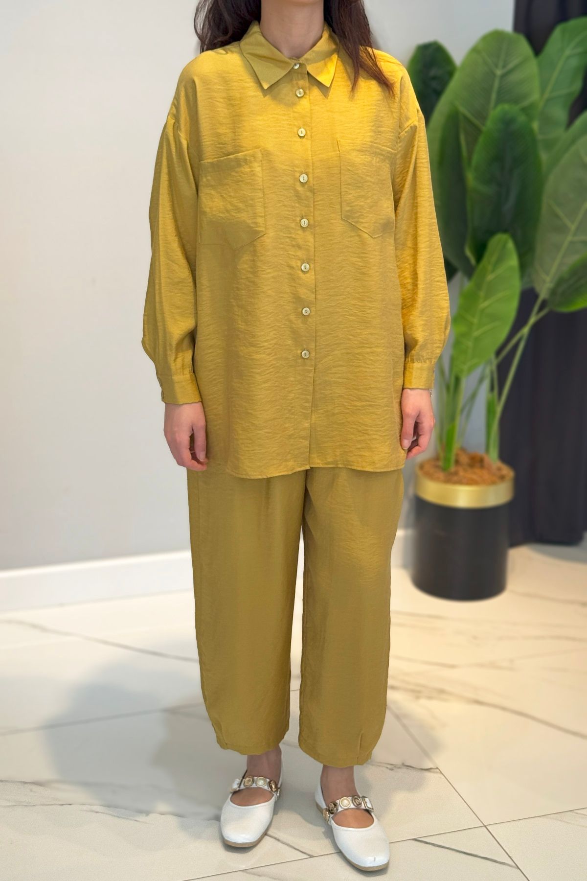 Nuss Gömlek Pantolon Takım 1046 Amber