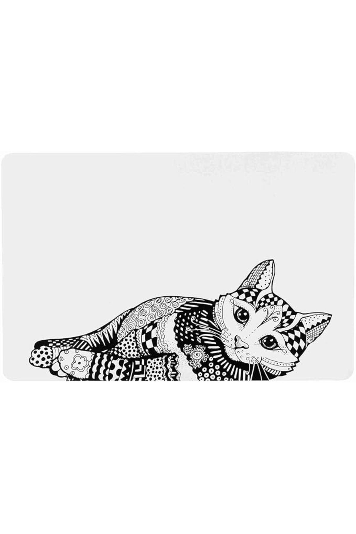 Trixie Kedi Motifli Plastik Servis Altlığı 44X28cm