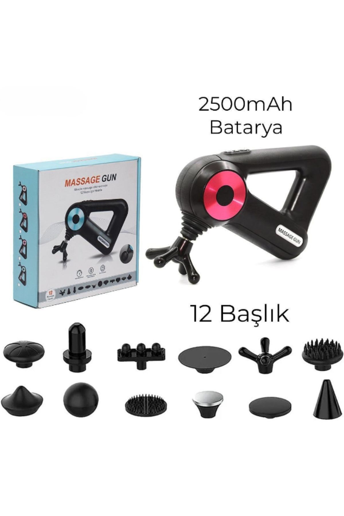 E BULURUM 12 Başlıklı Masaj Aleti
