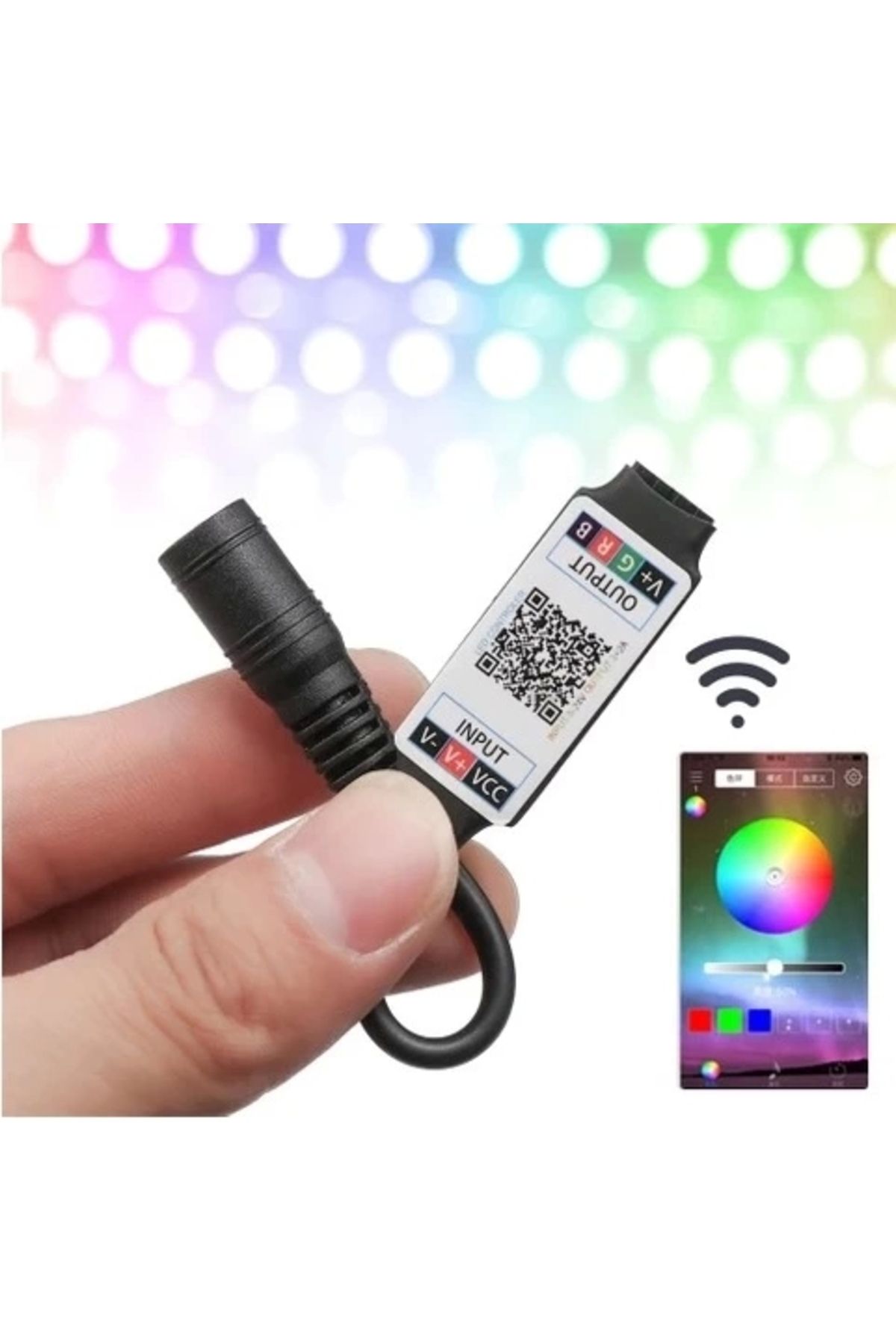 TIEE Bluetooth Cep Telefonundan Rgb Şerit LED Kontrol Modülü