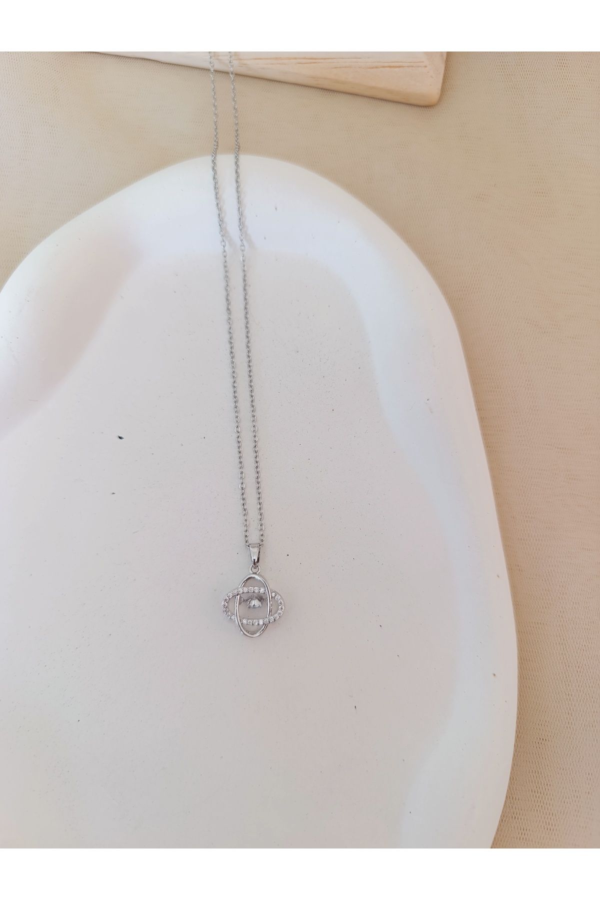 karan jewel Çelik yörünge kolye
