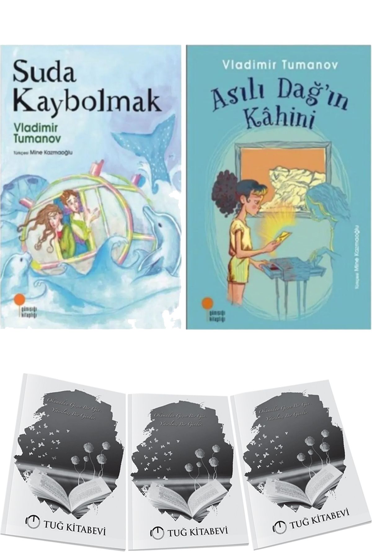 Günışığı Kitaplığı Suda Kaybolmak ve Asılı Dağ'ın Kahini 2li Set Vladimir Tumanov + Hediyeli