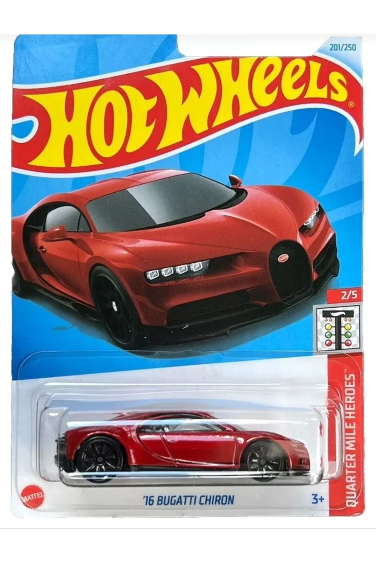 HOT WHEELS '16 BUGATTI CHIRON QUARTER MILE HEROES 2024