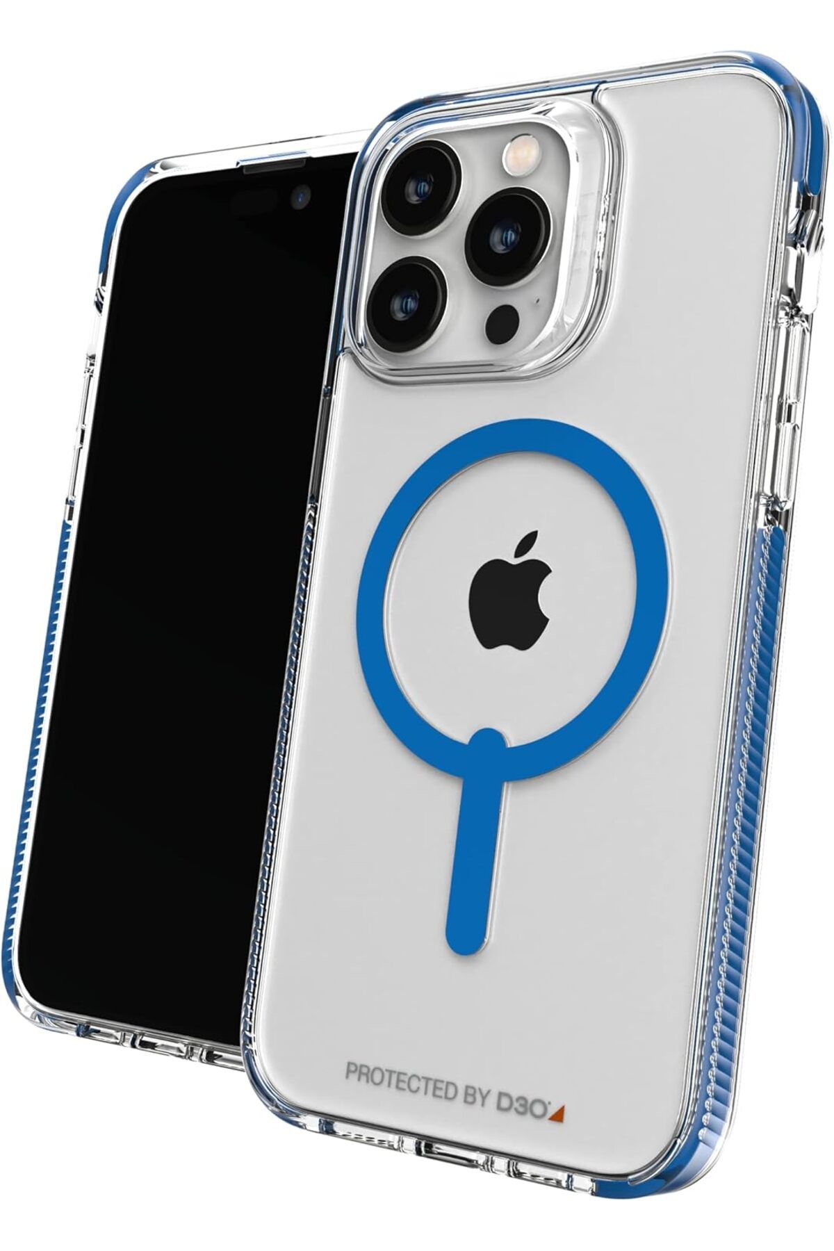 Zagg Gear4 Santa Cruz Snap Iphone 14 Pro Max Magsafe Kılıf-Şeffaf/Mavi D30