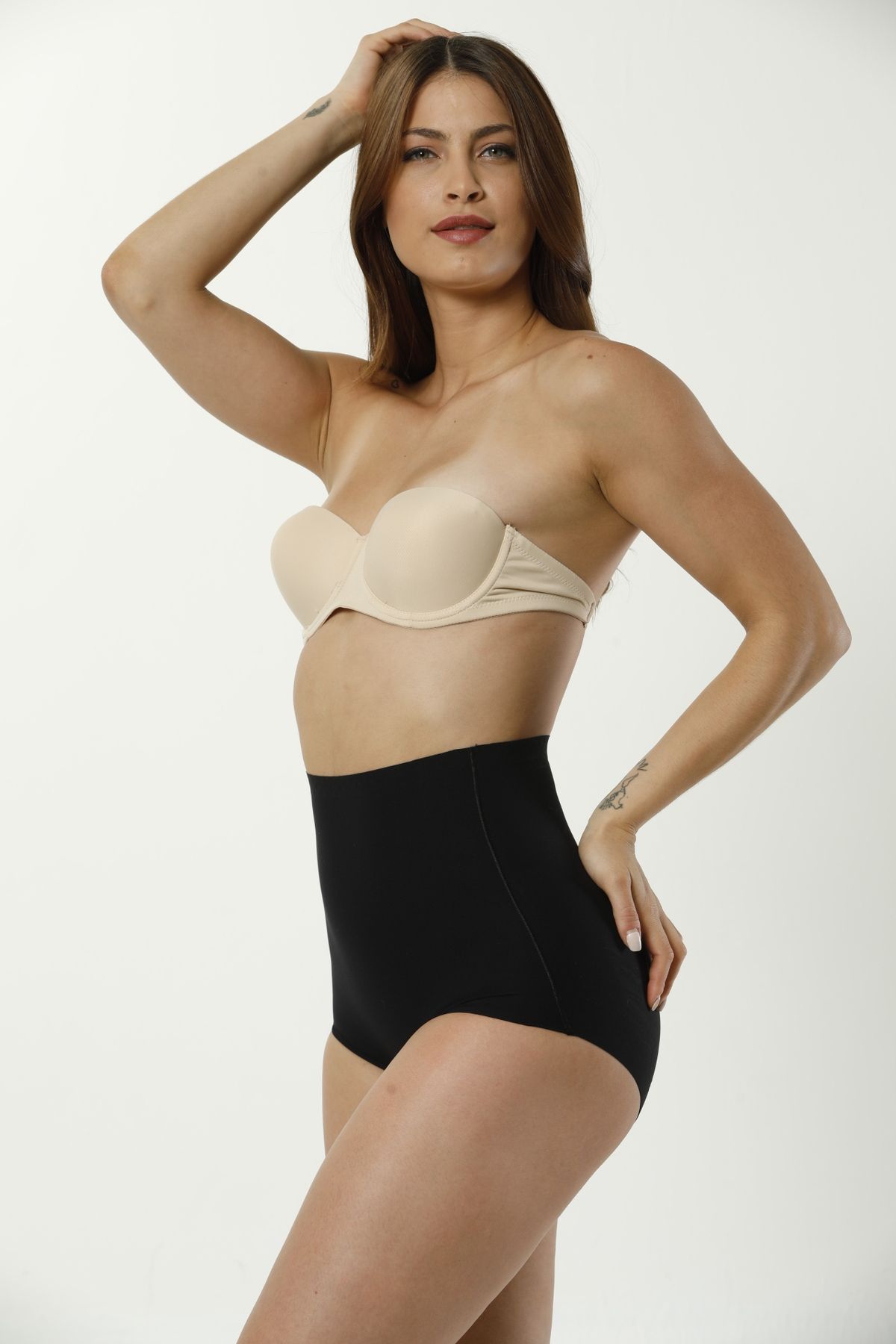 inkasole Lazer Kesim Hayalet Slip Korse 2005 Siyah