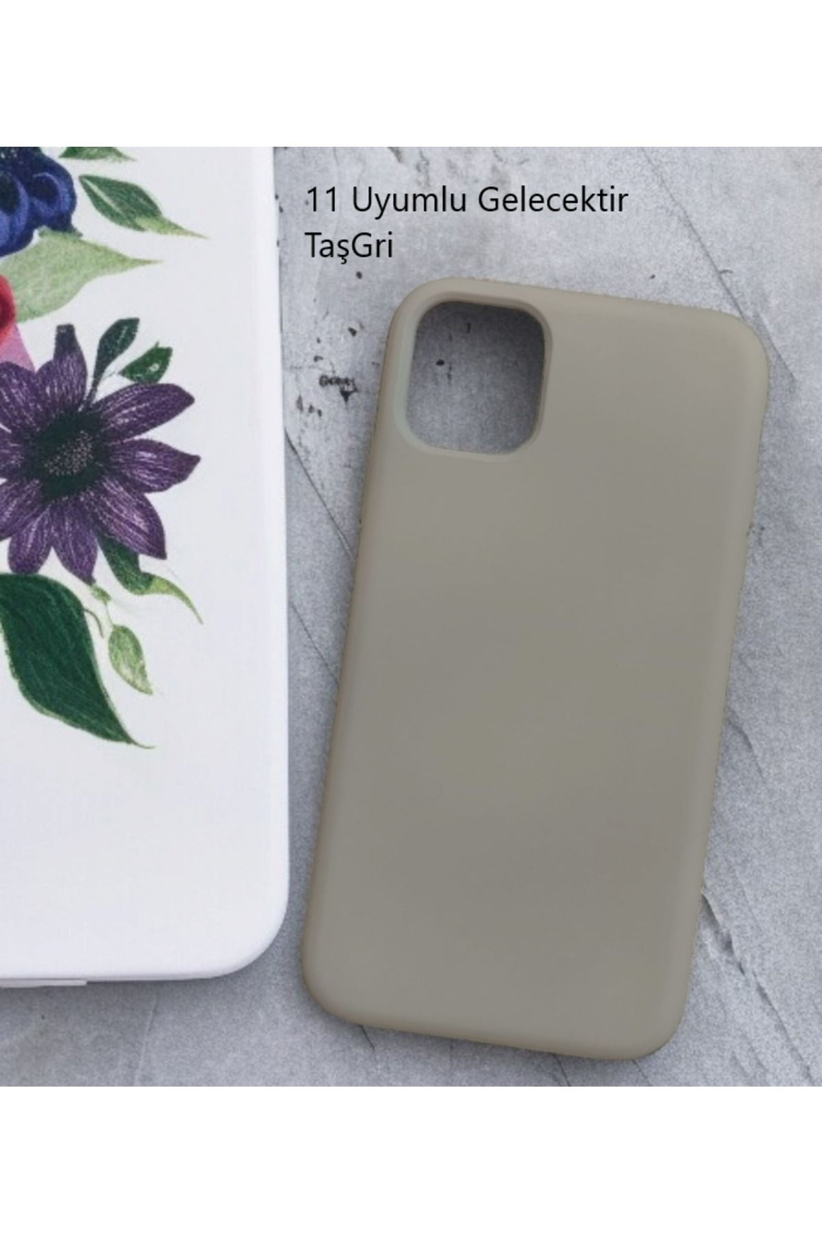 Kılıforyum iPhone 11 Logolu Kılıf İçi Kadife Lansman Kılıf