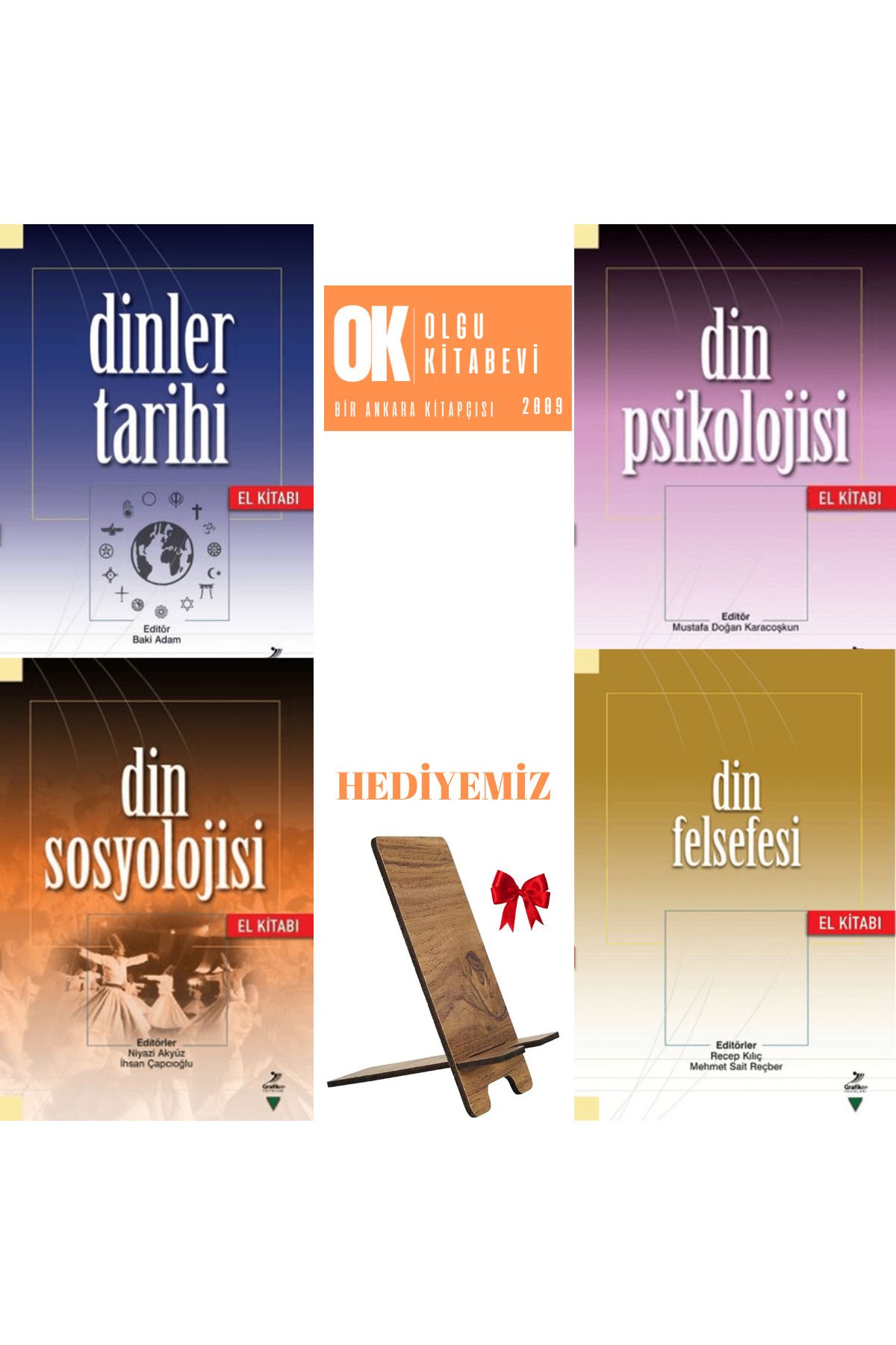 Grafiker Yayınları Din Sosyolojisi - Din Felsefesi - Dinler Tarihi - Din Psikolojisi ( EL KİTABI) / 4 kitap set