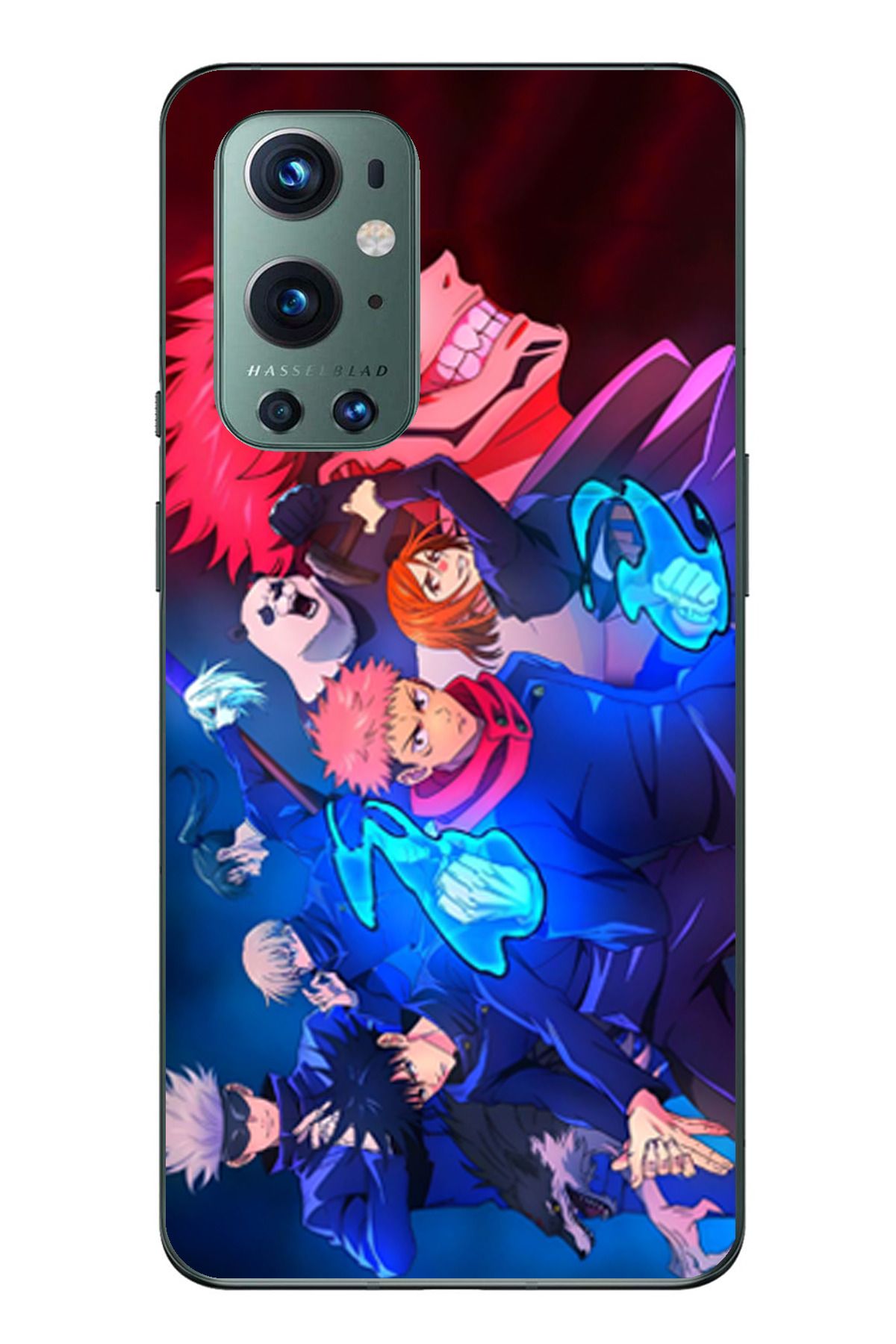 TechTree Oneplus 9 PRO Uyumlu Jujutsu Kaisen Şeffaf Silikon Kılıf