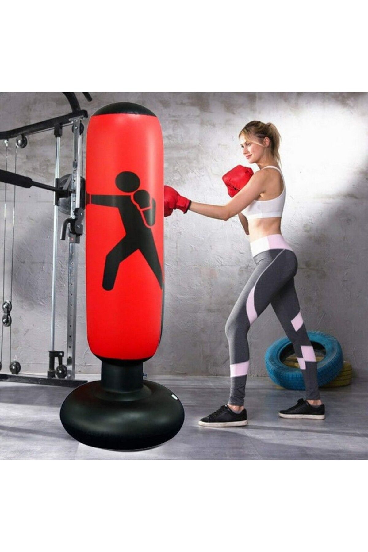 Hamnor Sac De Box Gonflabil, Rosu, 160 Cm, Hamnor - One Size