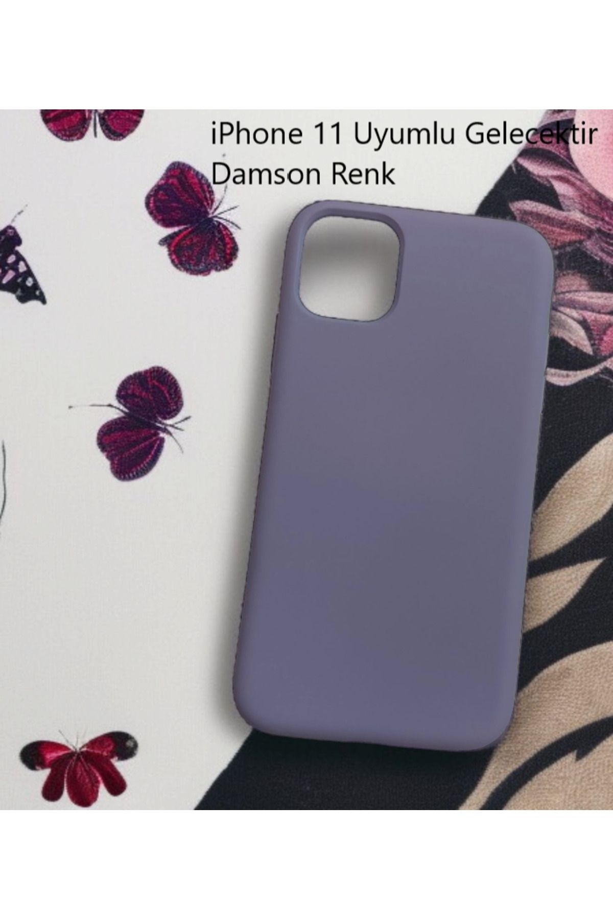 Kılıforyum iPhone 11 Logolu Kılıf İçi Kadife Lansman Kılıf