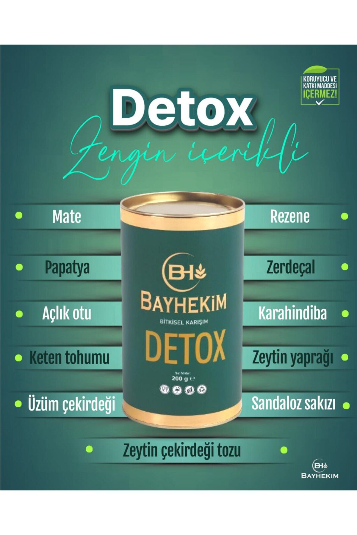 bh bayhekim Detoks 11 Çeşit bitki karışım