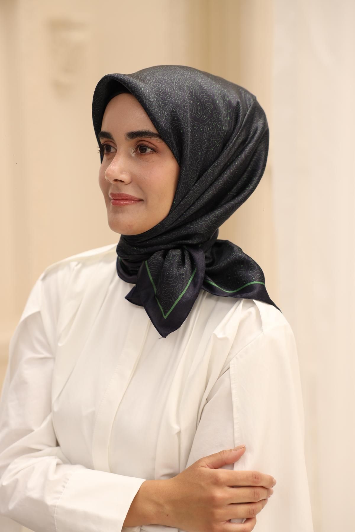 Silk Home-Shiny Scarf 75009-31 5