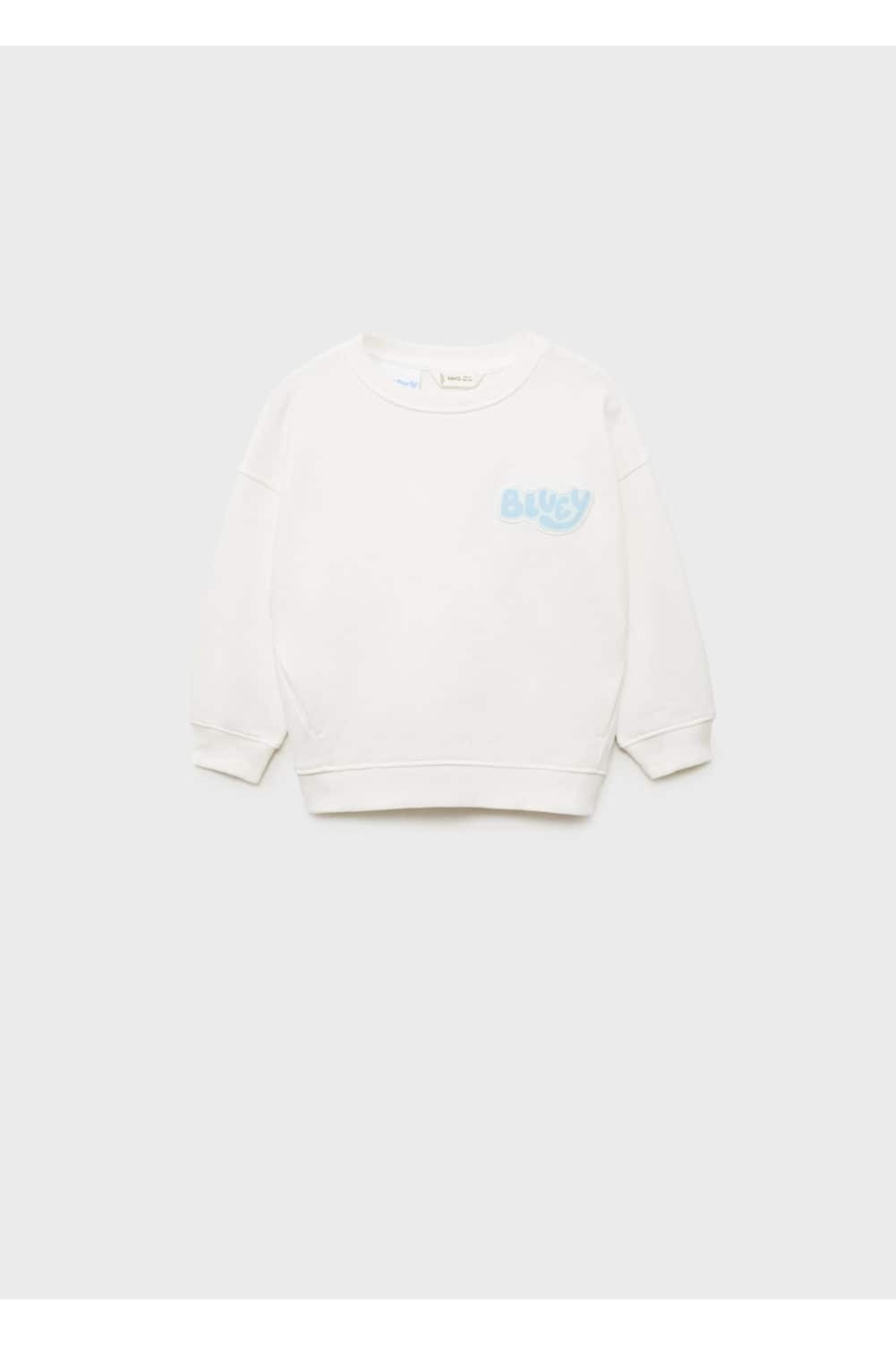 Desenli pamuklu sweatshirt