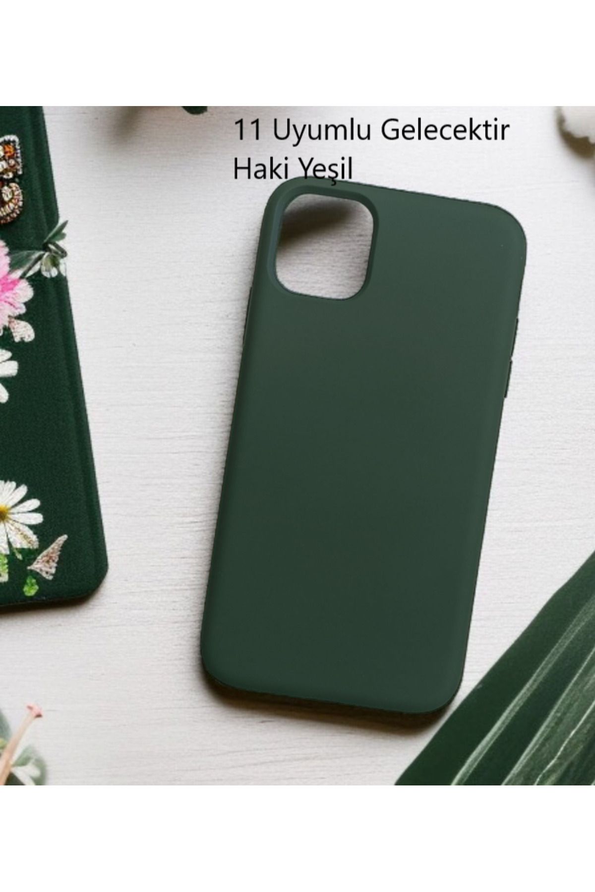 Kılıforyum iPhone 11 Logolu Kılıf İçi Kadife Lansman Kılıf
