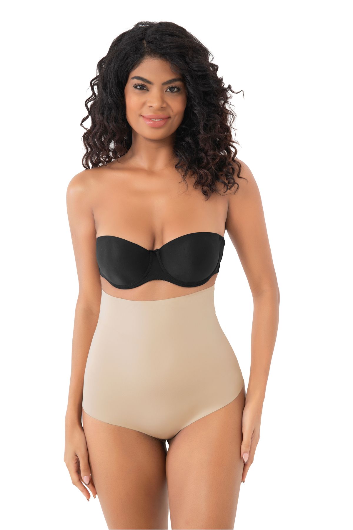 bazaar-turkey all you need Lazer Kesim Yüksek Bel String Korse 3013 Ten