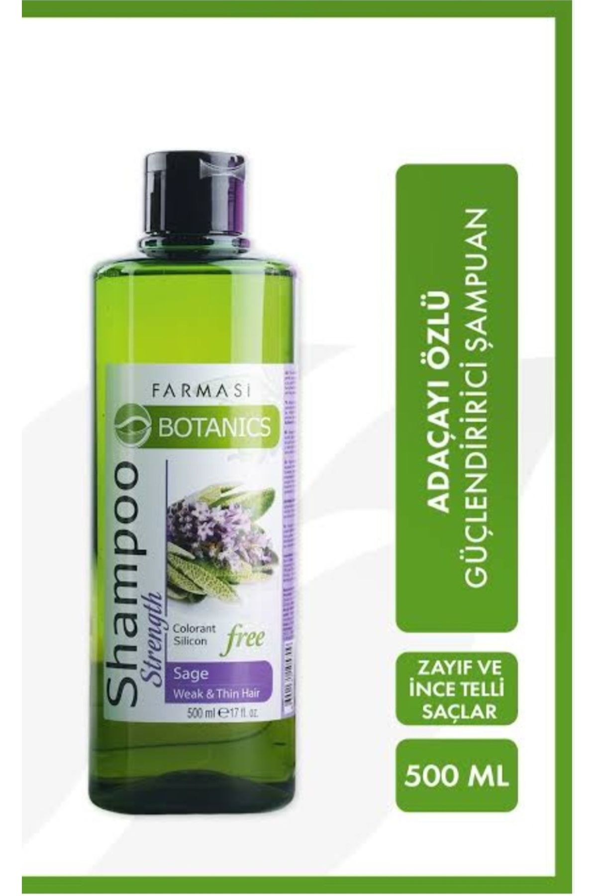 TSN Botanics Adaçayı Özlü Güçlendirici Şampuan 500 ml