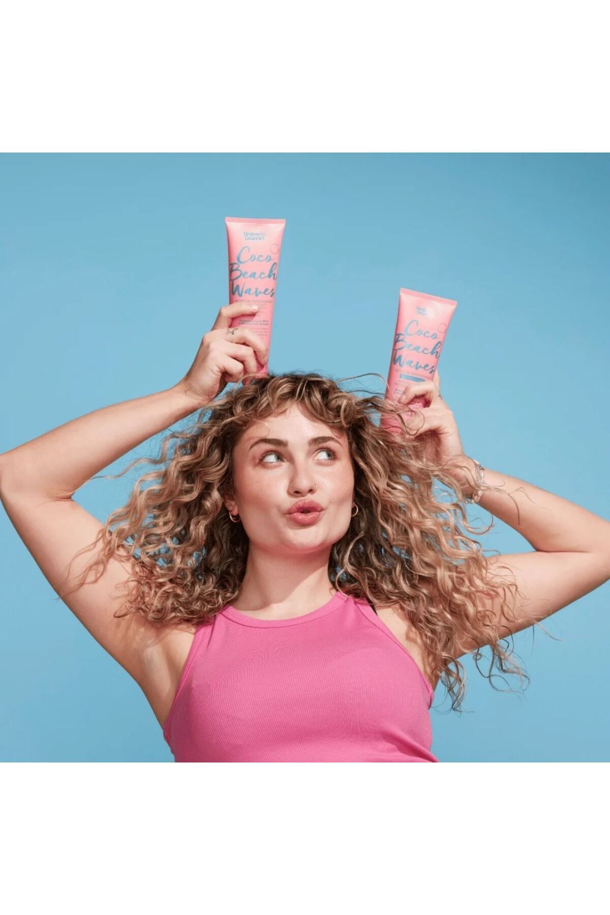 Umberto Giannini-Șampon hidratant pentru bucle lejere, Coco Beach Waves, Umberto Giannini, 250 ml 3