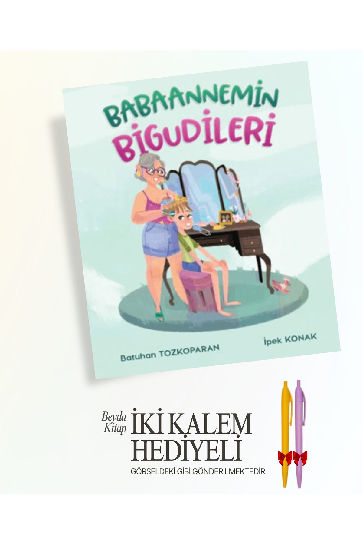 Martı Çocuk Yayınları Babaannemin Bigudileri - Batuhan Tozkoparan - İki Kalem Hediyeli (Yeni Kitap)