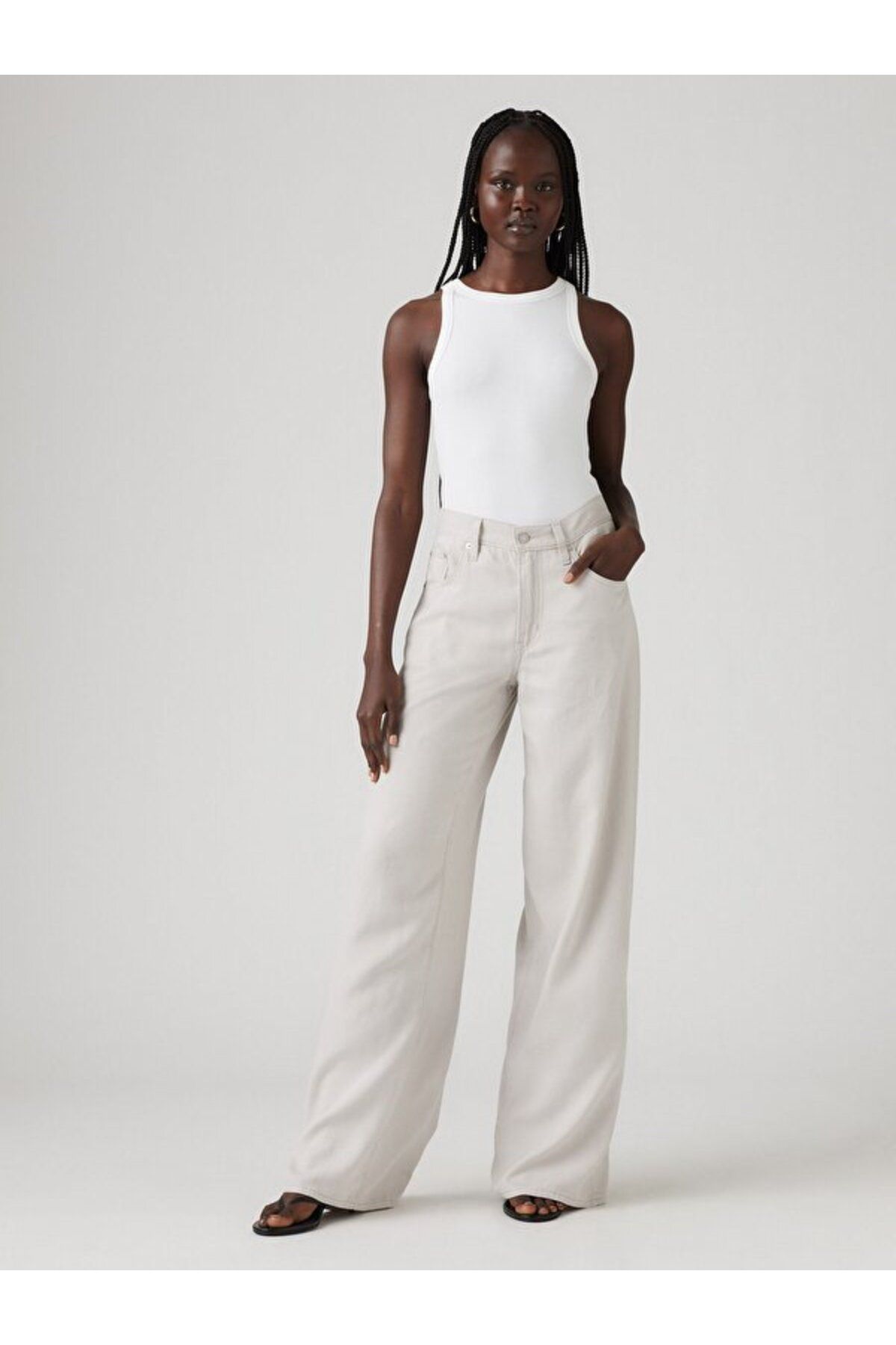 Levi's XL Straight Linen Kadın Pantolon
