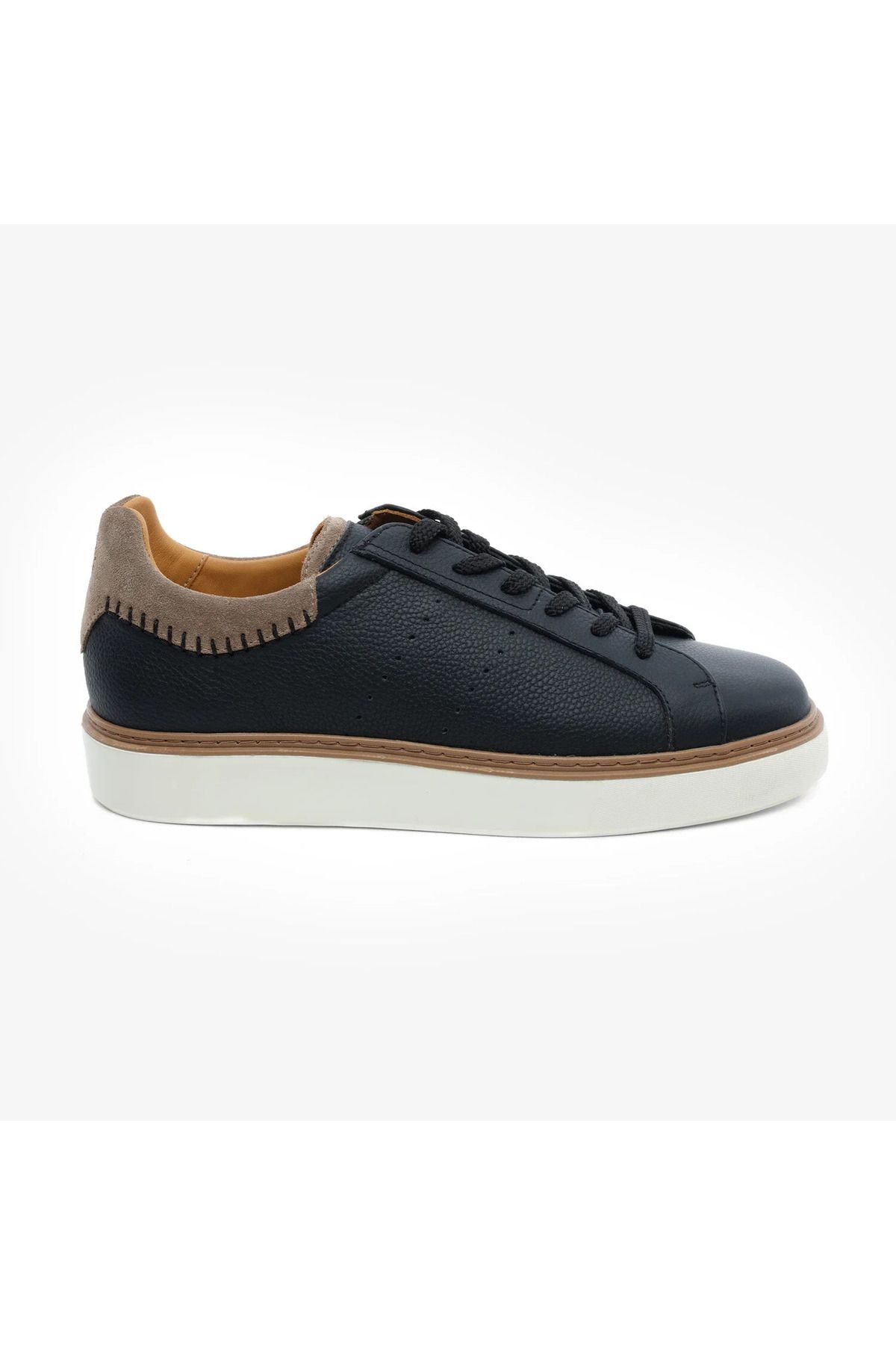 Greyder 18310 Siyah Hakiki Deri Sneaker Ayakkabı