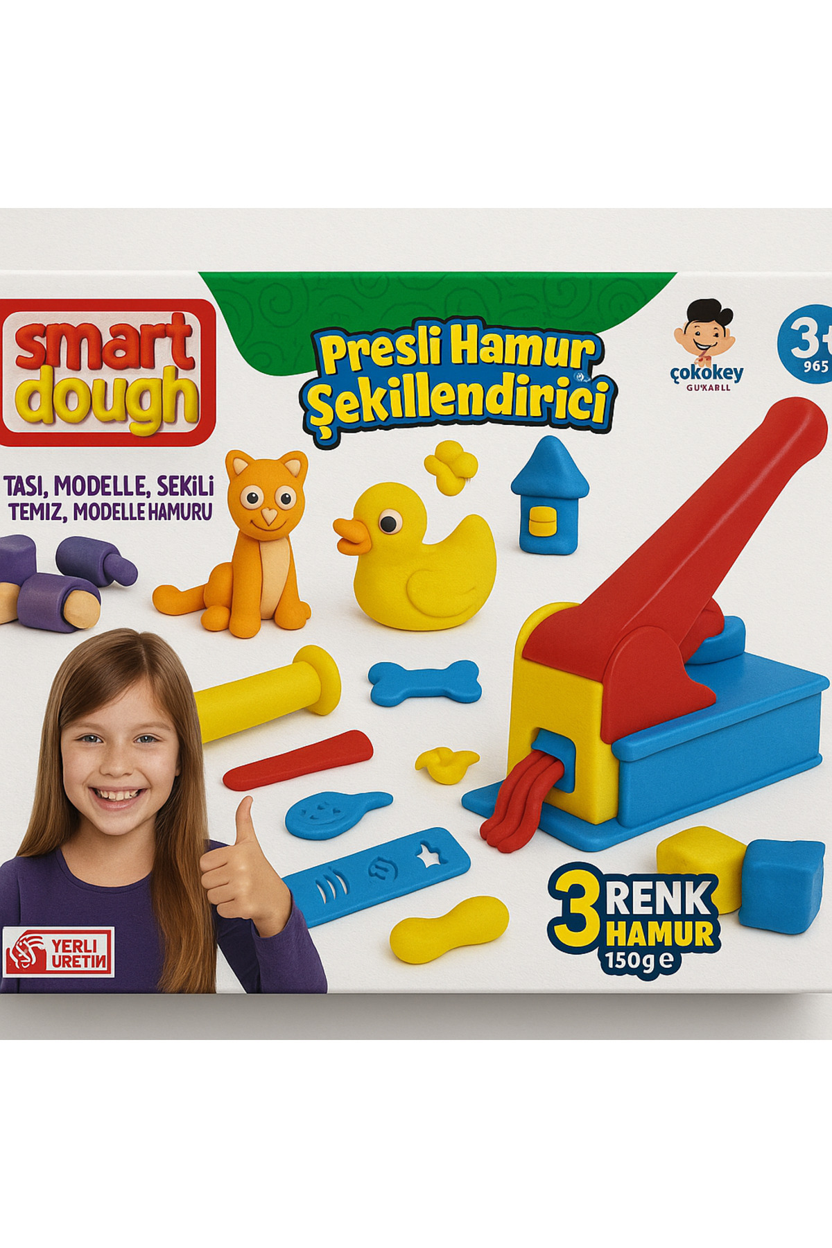Smart Dough Presli Hamur Şekillerici Oyun Hamuru