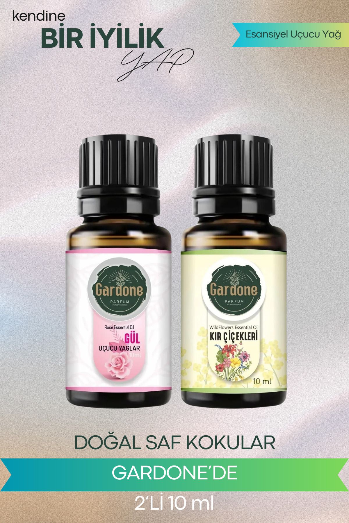 Gardone Gül Kır Çiçeği Uçucu Yağ Buhurdanlık Yağı Doğal Uçucu Yağlar Oda Kokusu Aromaterapi 10ml