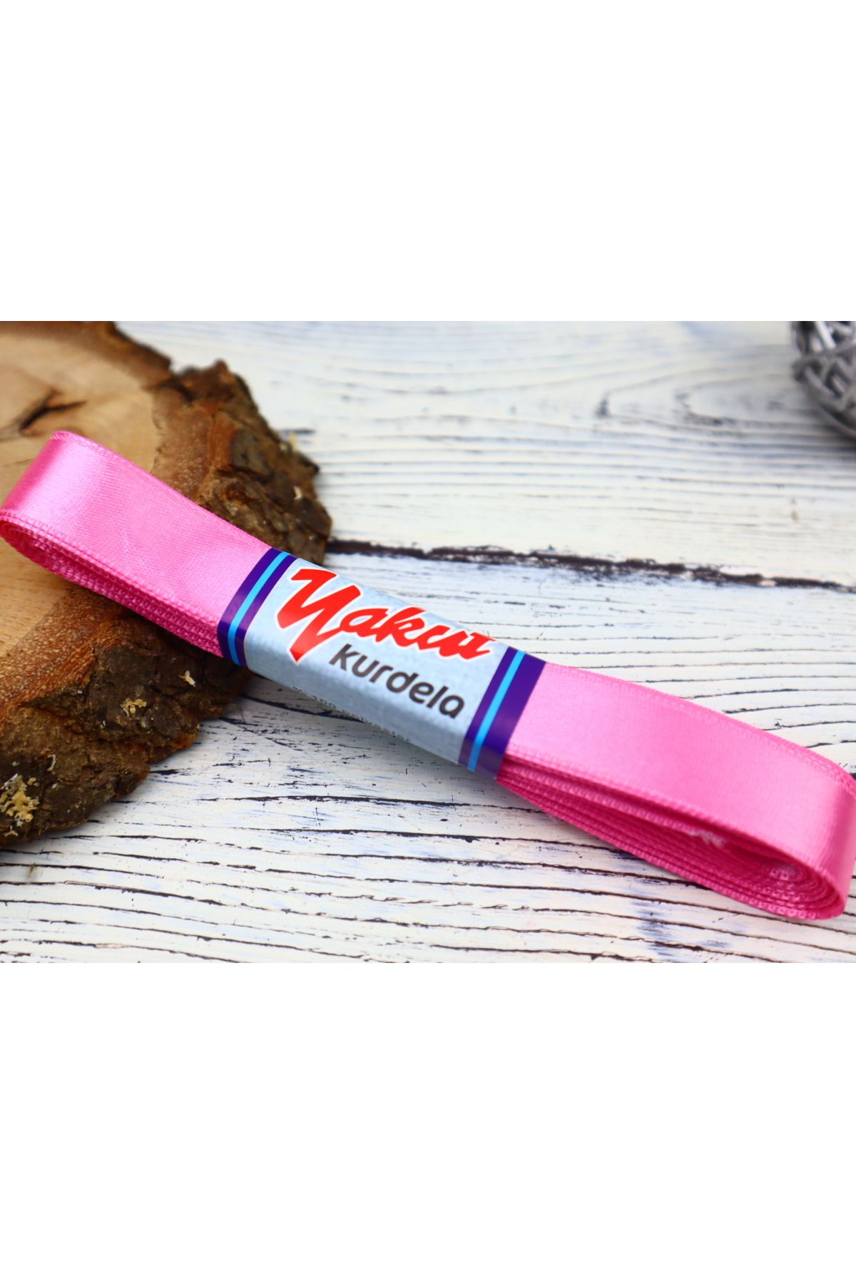 Fiyonks Atölye Saten Kurdele 2 Cm 10 Metre, Bohça Çeyiz Özel Gün Hediye Süsleme Kurdelesi