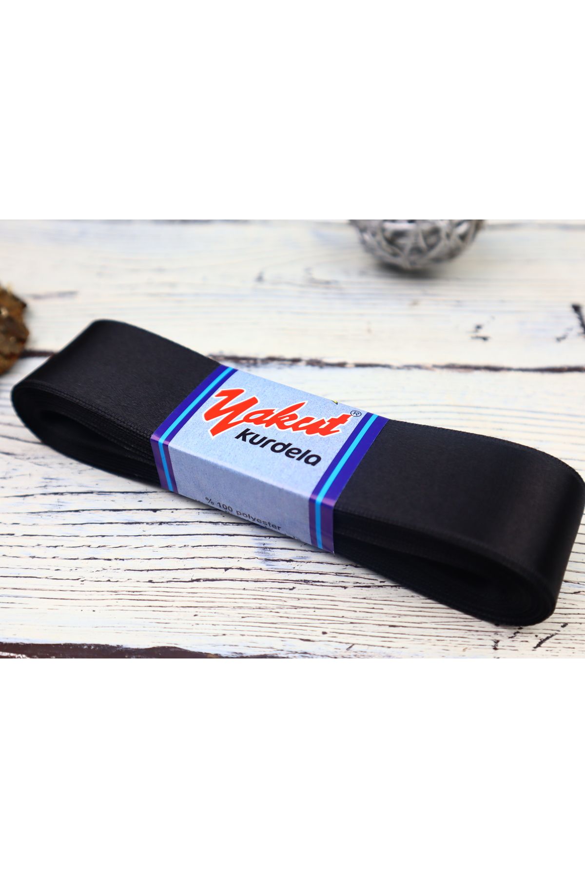 Fiyonks Atölye Saten Kurdele 3 Cm 10 Metre, Bohça Çeyiz Özel Gün Hediye Süsleme Kurdelesi