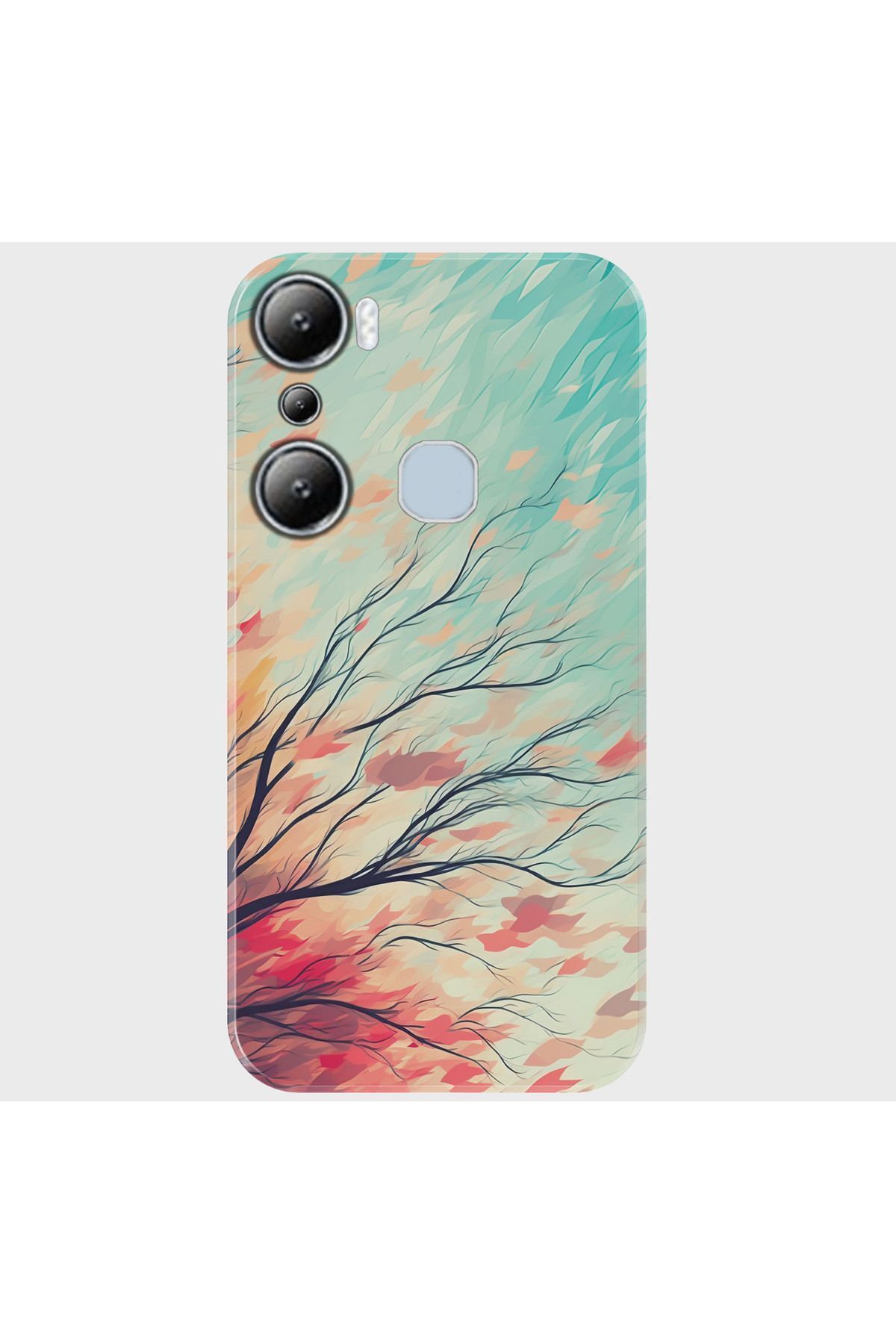 Activist INFINIX Hot 20 Play Kılıf Desenli Baskılı Kamera Korumalı Silikon - sonbahar