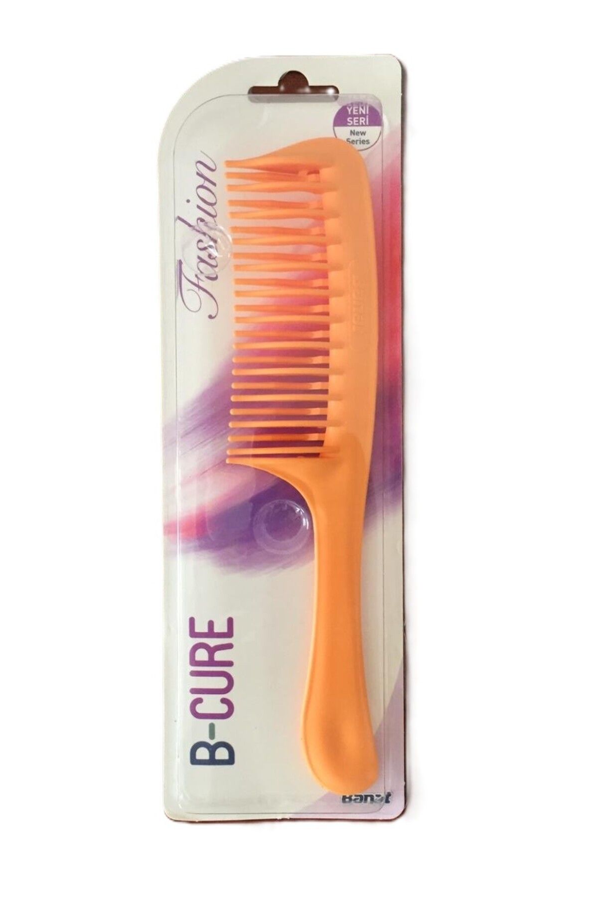 Banat Fashion 115 Saplı Tarak / 21 cm-Turuncu