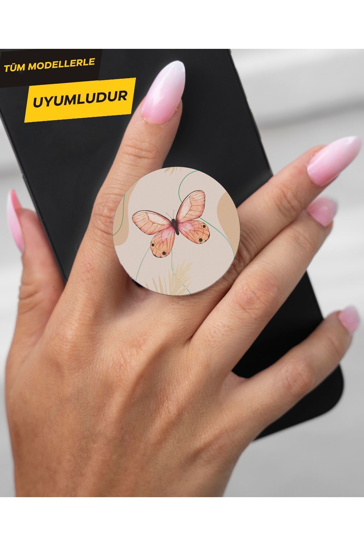 Activist INFINIX Smart 8 Kılıf tutucu baskılı telefon kılıfı tutucu - softbutterfly