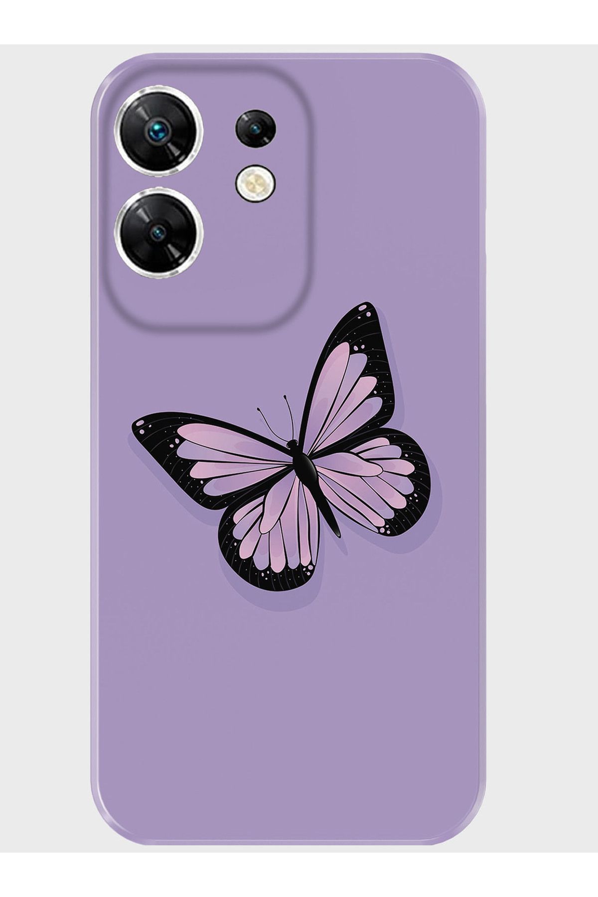 Activist INFINIX Zero 30 4G Kılıf Kamera Korumalı Baskılı Silikon Kapak - morkelebek