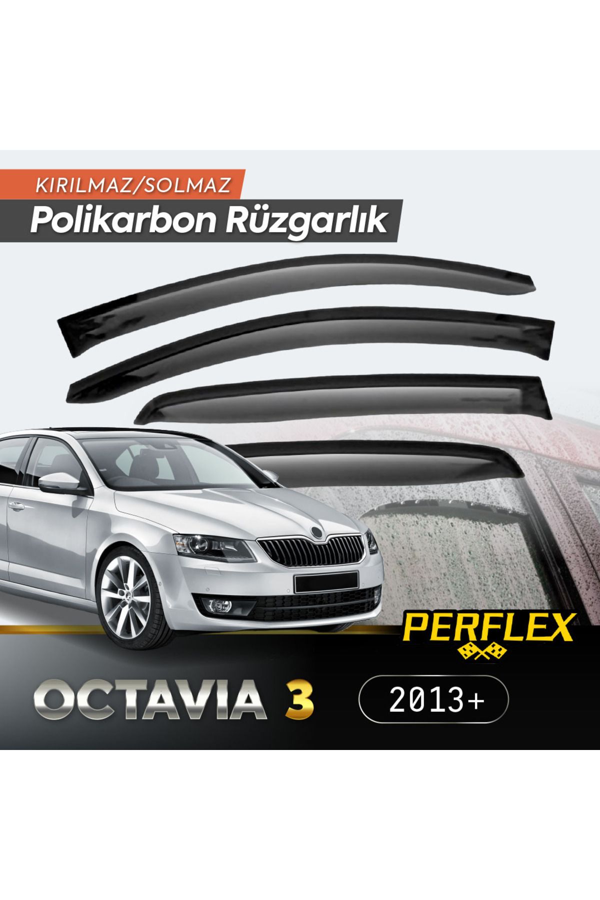 ESZ LİFE Skoda Octavia 3 2013+ Cam Rüzgarlığı V2 Düz