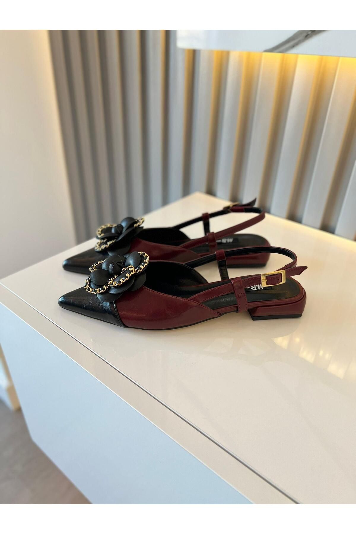 ZENNESHOES Liya Kadın topuklu babet ayakkabı