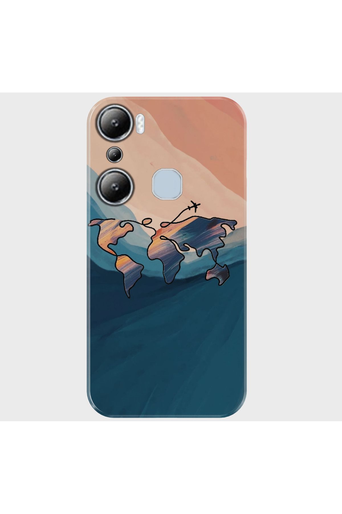 Activist INFINIX Hot 20 Play Kılıf Desenli Baskılı Kamera Korumalı Silikon - pastelmap