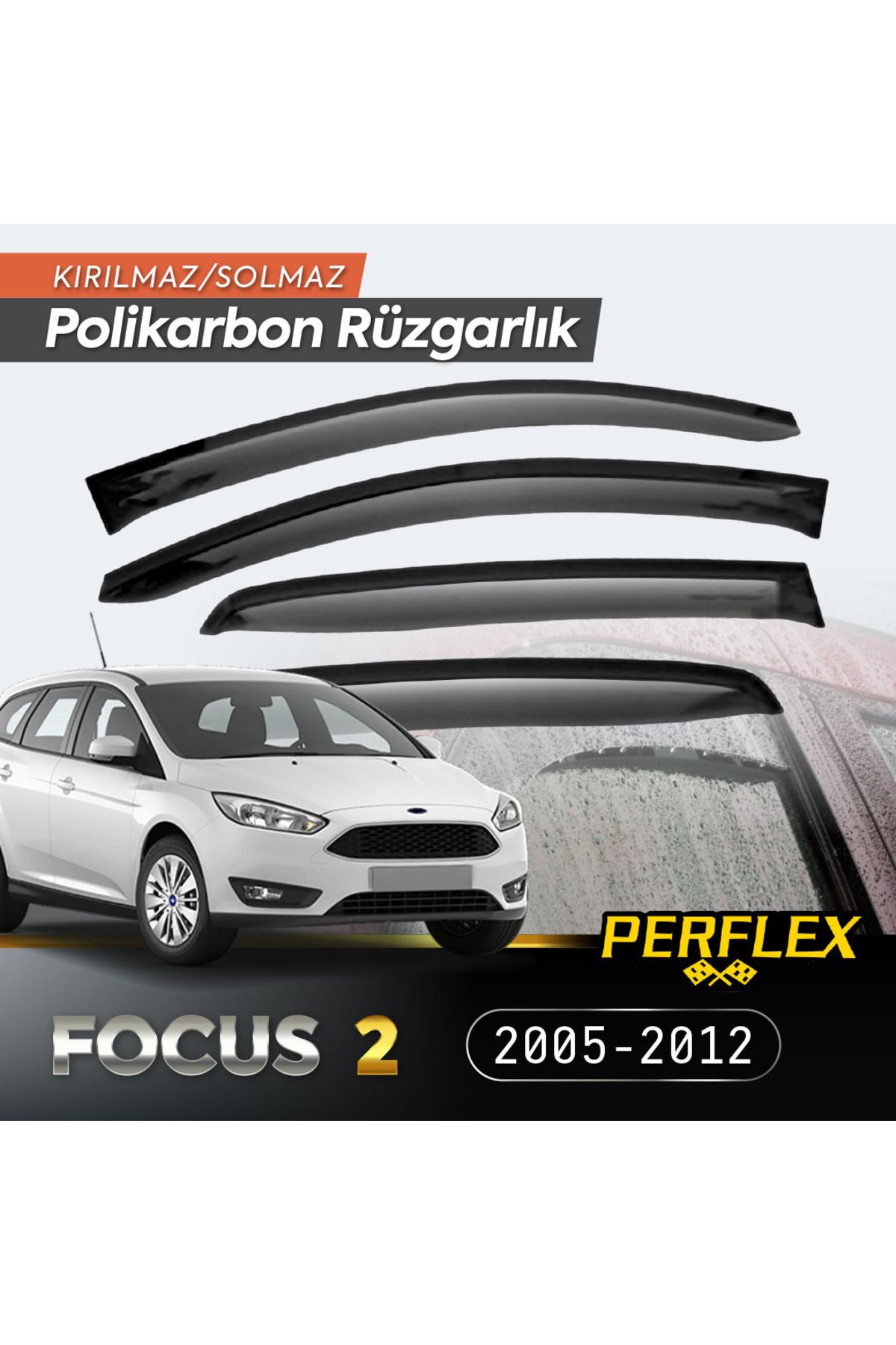 ESZ LİFE Ford Focus 2 2005-2012 Cam Rüzgarlığı V2 Mugen