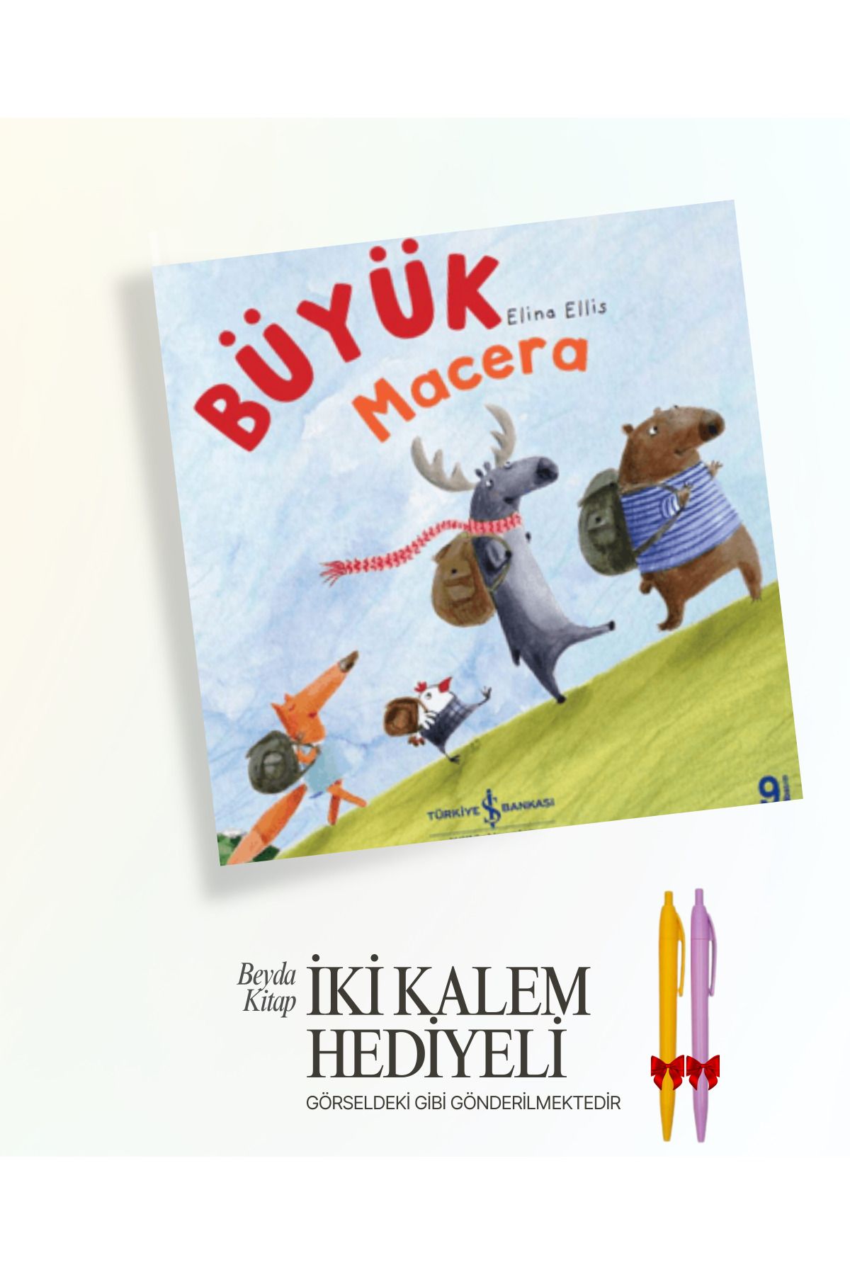 TÜRKİYE İŞ BANKASI KÜLTÜR YAYINLARI Büyük Macera - İki Kalem ve Oyuncak Hediyeli - ISBNKCKTP